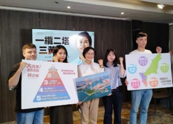 林岱樺提「一纜二塔三黃金」藍圖　千億觀光產值打造高雄新地標