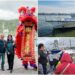 影音/舞獅+撒麻糬包子餅乾 「東北角五福」公務船首航討吉利
