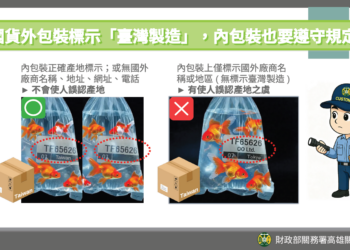 高雄港區新聞網 / 出口產地標示出問題恐遭退關 高雄關提醒內外包裝標示須一致