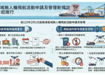 高雄港區新聞網 / 商港無人機新制2月上路！未經許可最高罰150萬、情節重大可沒入