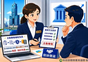 高雄港區新聞網／報錯別怕！高雄關推「自首免罰」制度 去年輔導補稅逾2,083萬元創雙贏