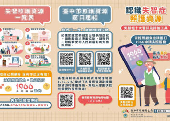 接軌長照3.0 臺中市打造失智友善照顧網