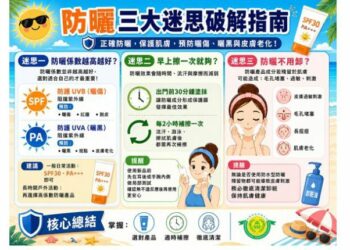 夏日防曬別再擦心酸 高雄衛生局籲建立正確觀念與習慣