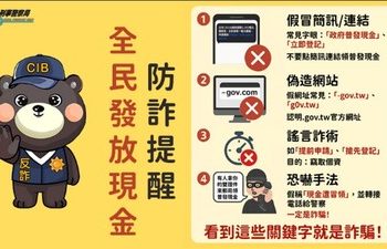 假投資奪走最多錢！刑事局籲民眾提防假檢警、假登記與釣魚簡訊