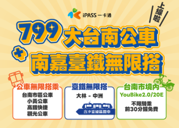 台南嘉義交通新選擇 「大台南公車+南嘉臺鐵」無限搭啟用